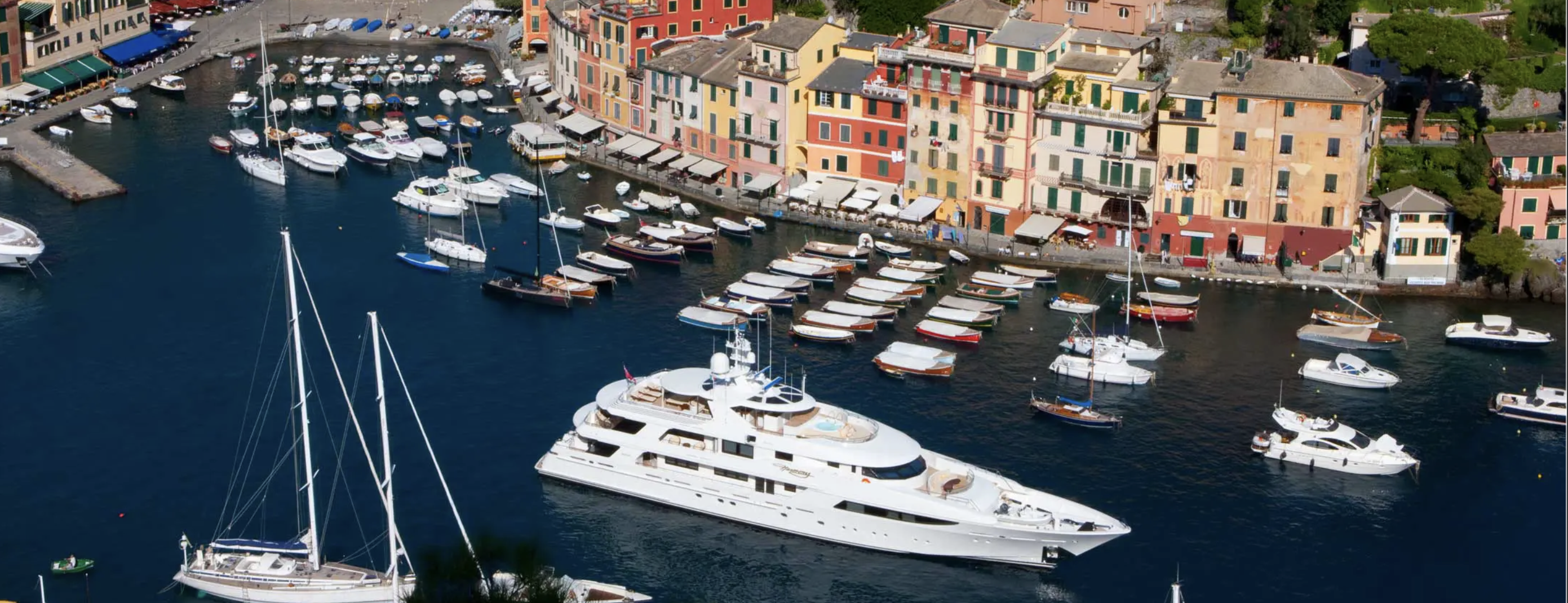 Yacht in Portofino Italy